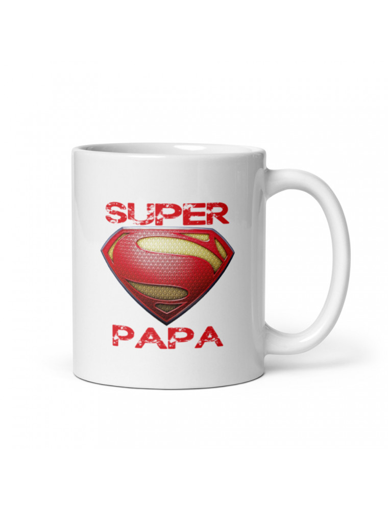 Mug Super Papa Idée Cadeau