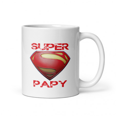 Mug Super Papy Idée Cadeau
