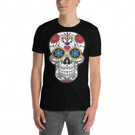 T-shirt tête de mort mexicaine