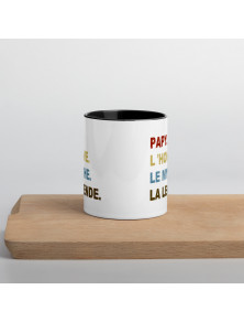 Mug Coloré Mug Papy, L'homme, Le mythe, La légende