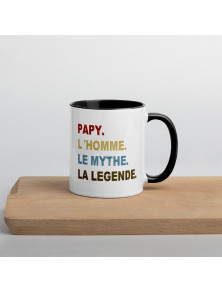 Mug Coloré Mug Papy, L'homme, Le mythe, La légende