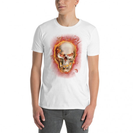 T-shirt homme tête de mort 
