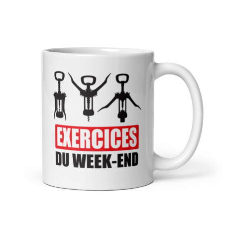 Mug Exercices du Week-end - Idée Cadeau