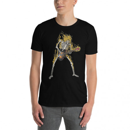 T-shirt homme Squelette Rock