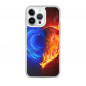 Coque pour iPhone Coeur flamme