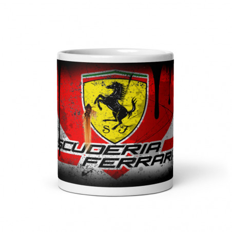 Mug Blanc Ferrari