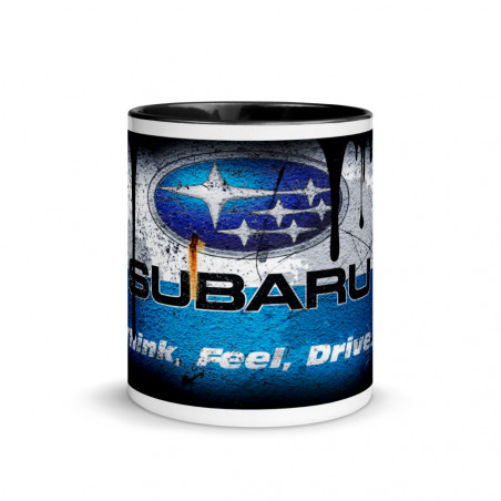Mug Intérieur Coloré Subaru