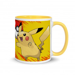 Mug Intérieur Coloré Pokémon Pikachu