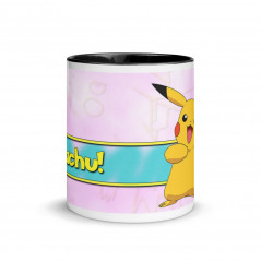 Mug Intérieur Coloré Pikachu