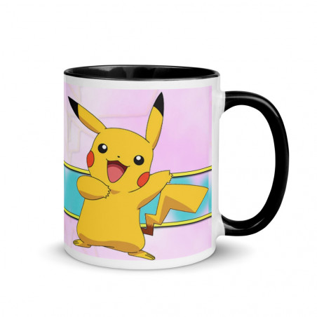 Mug Intérieur Coloré Pikachu
