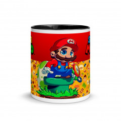 Mug Intérieur Coloré Super Mario