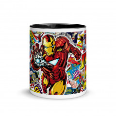 Mug Intérieur Coloré Iron man