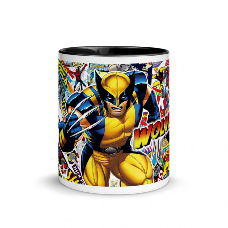 Mug Intérieur Coloré Wolverine