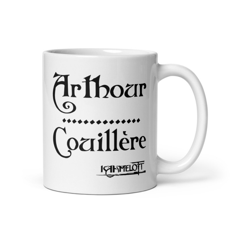 Mug Blanc Arthour Couillère - Kaamelott