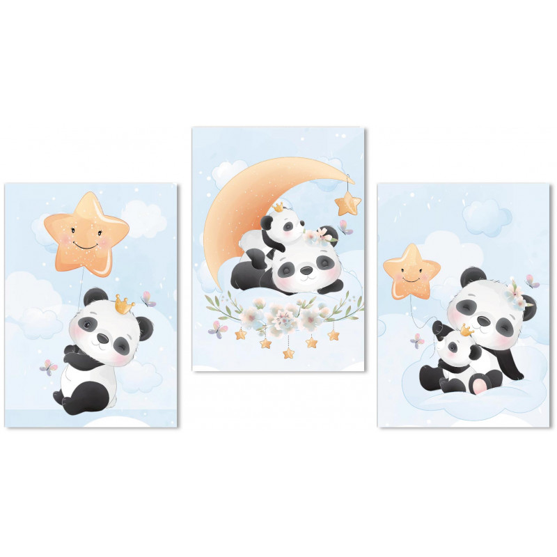 Affiches posters Enfant Bébé Panda