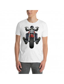 T-shirt Biker à Manches Courtes