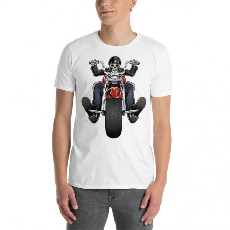 T-shirt Biker à Manches Courtes