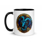 Mug Intérieur Coloré signe du zodiac Capricorne - Idée cadeau