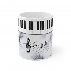 Mug Piano note de musique - Idée cadeau