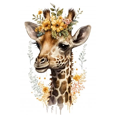Affiche poster Bébé Enfant - Giraffe