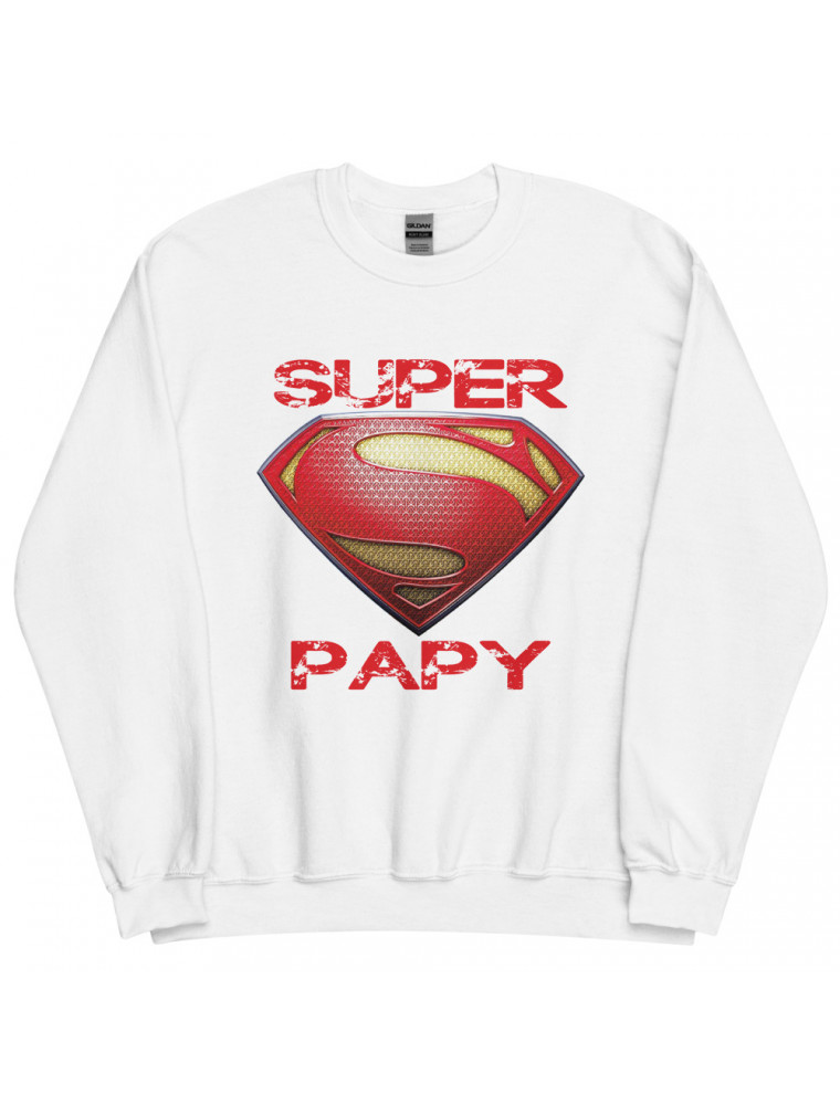 Sweat Shirt humour Super Papy
