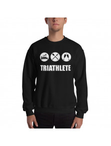 Sweat-Shirt à manche longue humour Triathlete