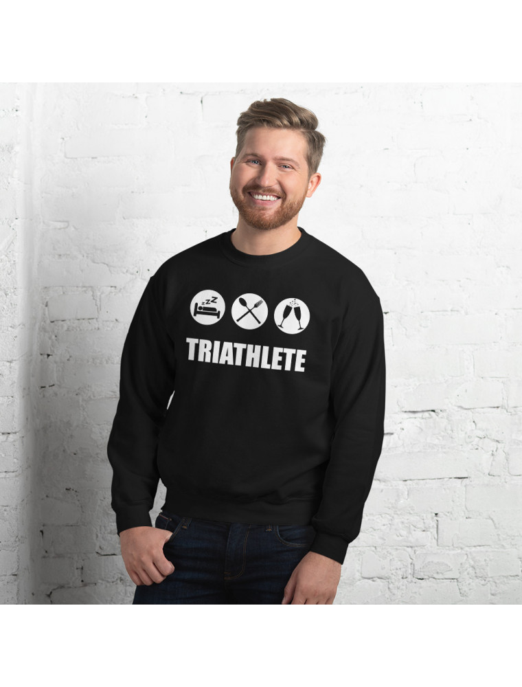 Sweat-shirt humour Triathlete
