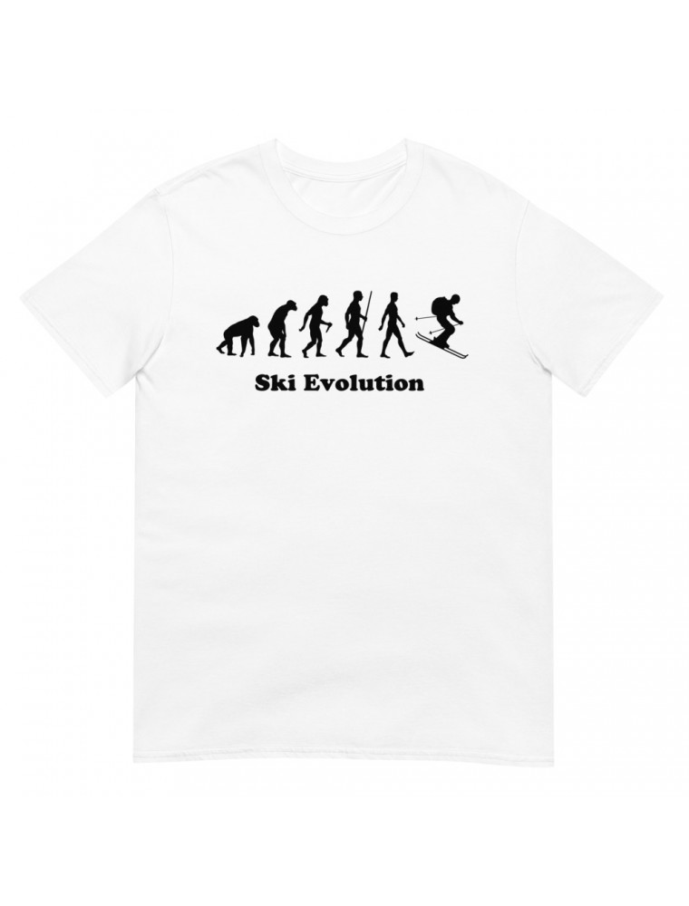 T-shirt humour Ski Evolution