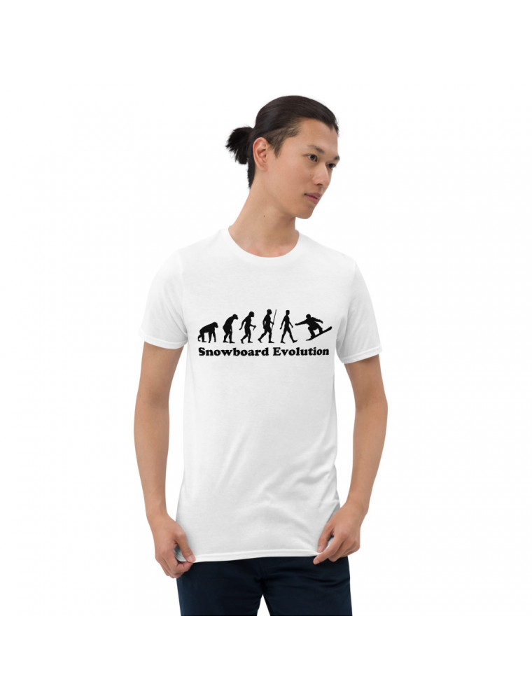 T-shirt humour Snowboard Evolution