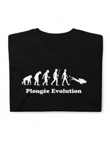 T-shirt humour Plongée Evolution