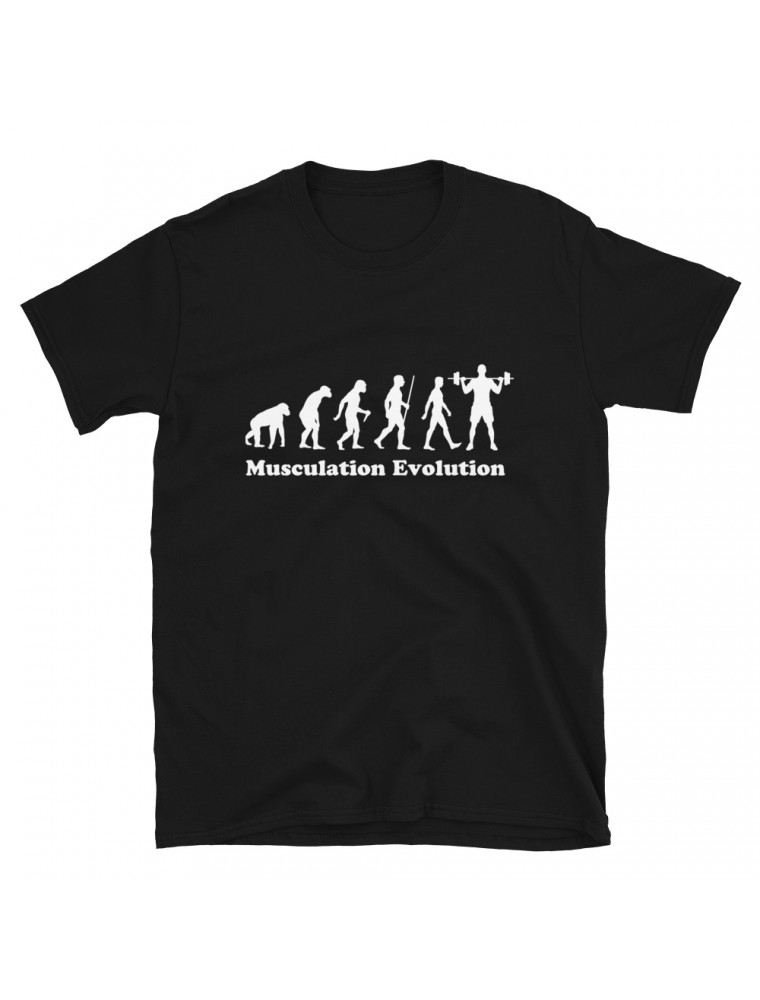 T-shirt humour Musculation Evolution