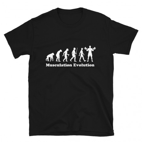 T-shirt humour Musculation Evolution